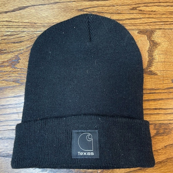 Carhartt Black Beanie Texas edition - Picture 1 of 3